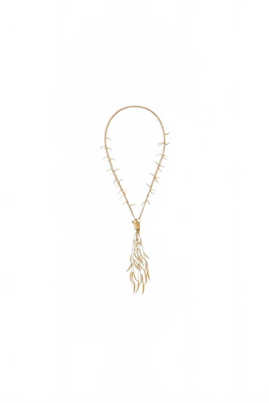 NEW ZIMMERMANN women's mira lariat necklace in gold